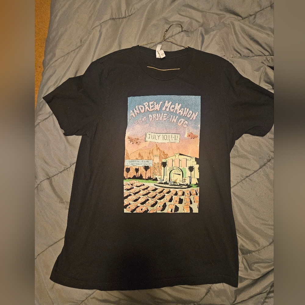 Andrew Mcmahon Orange County Drive In Short Sleeved T-shirt size XL